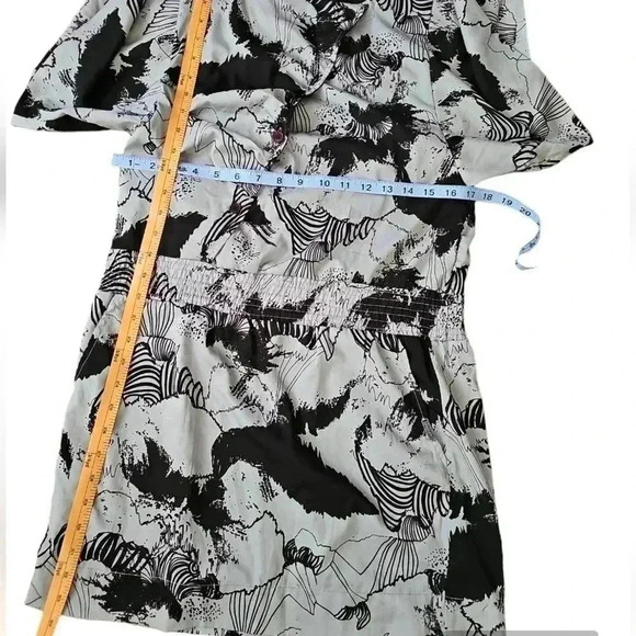 ANTHROPOLOGIE Nümph Gray And Black Cocktail Dress Size 8 EK(6 US) - Picture 10 of 12